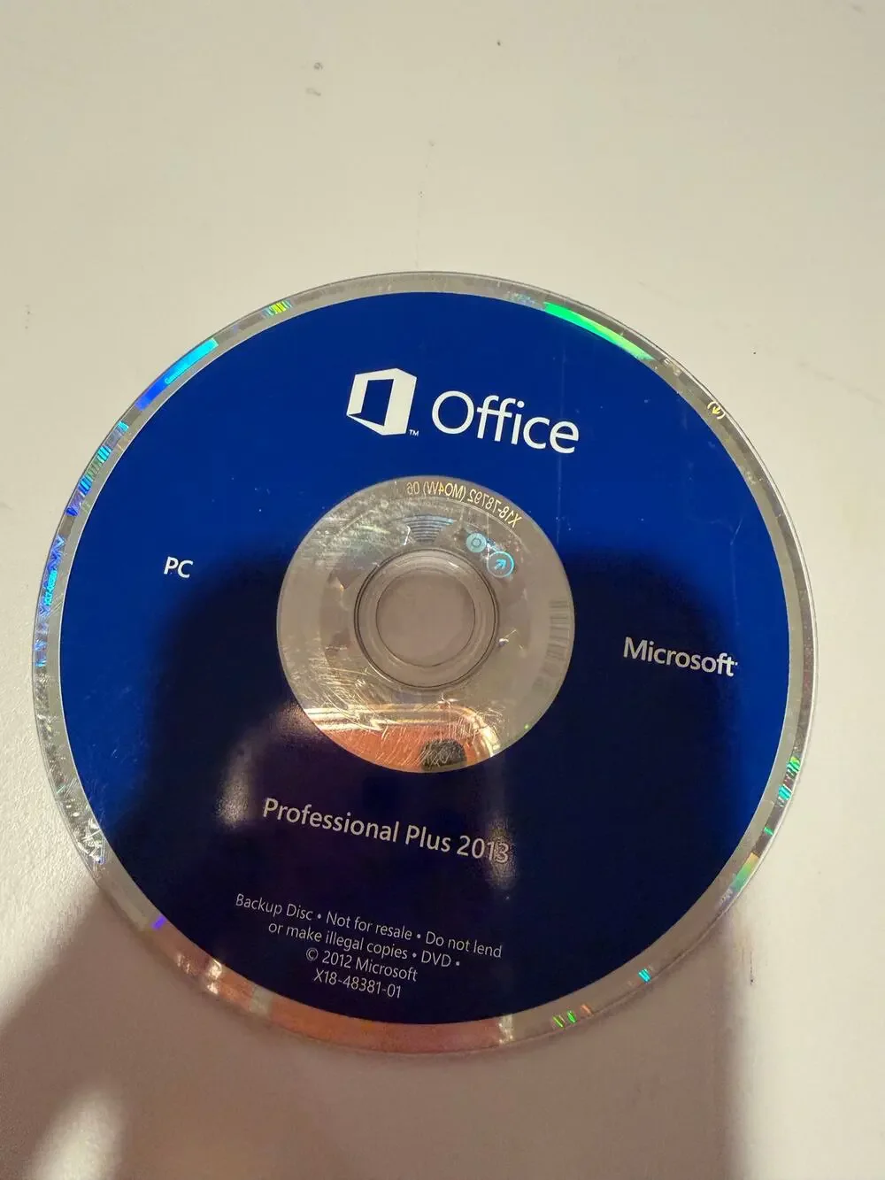 Microsoft Office 2013 Professional Plus - 1 PC - Backup Disc Only